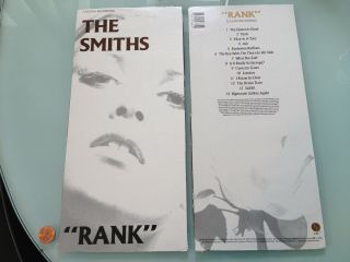 1988 Vintage The Smiths Rank Longbox Cd Cut Outs Rare Front & Back