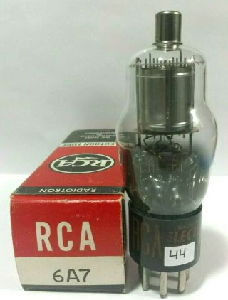 1 Rca 6a7 D Getter Vacuum Tube / Nos On Calibrated Tv - 7