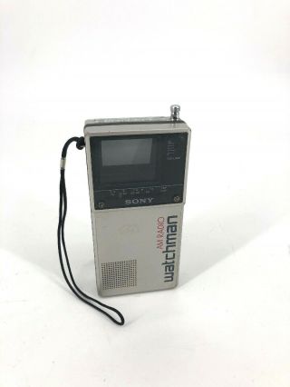 Vintage Sony Watchman Am/fm Stereo Radio