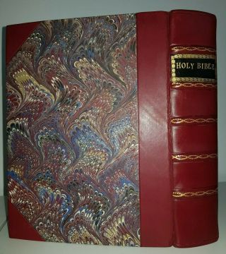 1634 KING JAMES BIBLE / COMPLETE / FINE BINDING / 2