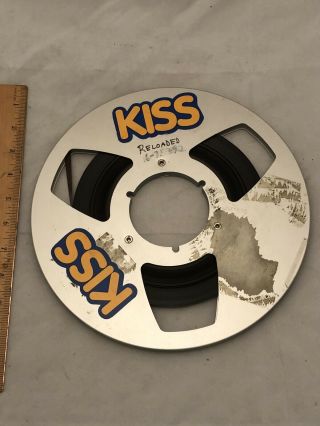 10.  5 " Nab 1/4 " 3m Scotch Kiss - Fm? Tape On Metal Flange Reel
