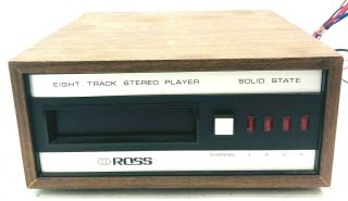 Vintage Ross 6002 8 - Track Tape Player Solid State
