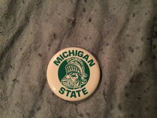 Michigan State Spartans Gruff Sparty Pin - 2 1/4 Inch
