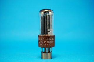 CBS HYTRON JAN - CHY 5Y3WGTA Full - wave Rectifier Power Supply Tube Valve 2
