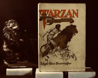 Edgar Rice Burroughs Tarzan And The Golden Lion - 1st Ed.  Mcclurg W/dust Jacket