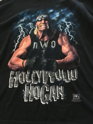NWO Hollywood Hogan 2XL t shirt WCW WWE nwo Hulk Hogan Wrestling Black 1998 2