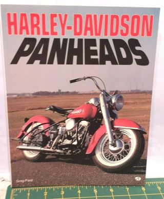 Book: Harley Davidson Panheads By Greg Field: Motorcycles History (motorbooks)
