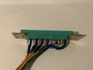 Good Otari Mx - 5050 Bii 2 Reel Tape Head Socket W/ Wires Part Repair Restoration