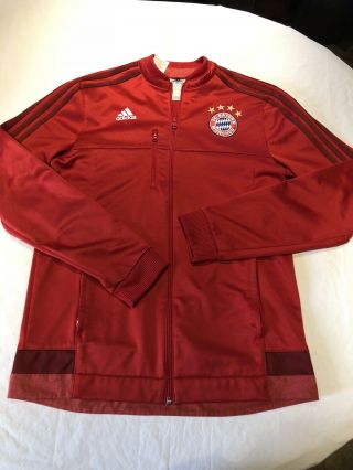 Adidas Fc Bayern Munchen Men’s Track Jacket Sz Xl