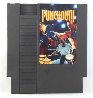 (g490) Rare Collectible Classic Vintage Authentic Nintendo Nes Punch - Out