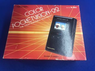 Realistic Pocketvision - 22 Lcd Color Tv Personal Portable Television 16 - 159a