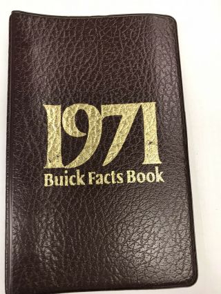 1971 Buick Facts Book