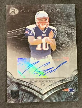 2014 Bowman Sterling Jimmy Garoppolo Auto Rookie Rc 