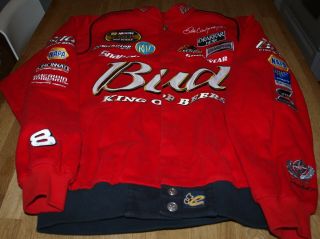 Dale Earnhardt Jr.  8 - Budweiser - Nascar - Chase Authentics - Jacket - M