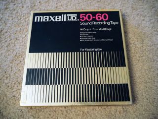 One Maxell Ud 50 - 60 7 " Inch Reel To Reel Tape