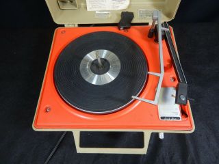 Vintage Ge General Electric Automatic V638h Portable Record Player