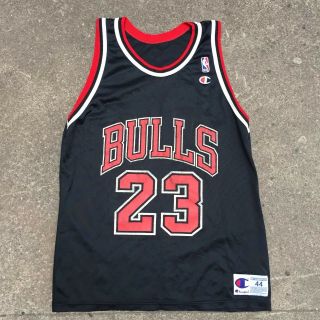 Vintage 90s Michael Jordan Champion 23 Jersey Size 44 Made In Usa Chicago Bulls