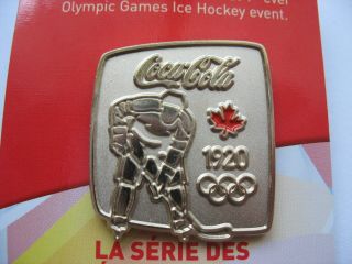 2010 VANCOUVER OLYMPICS LAPEL PIN - COCA COLA - The Gold Series - 1920 2