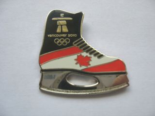 2010 Vancouver Olympics Lapel Pin - Hockey Skate