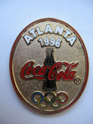 1996 Atlanta Olympics Lapel Pin - Coca - Cola