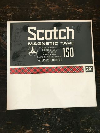 Scotch 150 Magnetic Tape Professional Recording Reel To Reel 7 " Nos