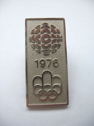 1976 Montreal Olympics Lapel Pin - Canadian Broadcasting Corporation