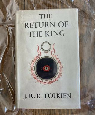 First Edition,  Second Impression Return Of The King By J.  R.  R.  Tolkien With Map