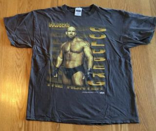 Vintage 1998 Wcw Goldberg The Hunter Wrestling Shirt Xl