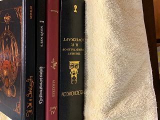 4 Books,  Necronomicon,  Al Azif,  Book Of Smokeless Fire,  Black Book Of Azathoth