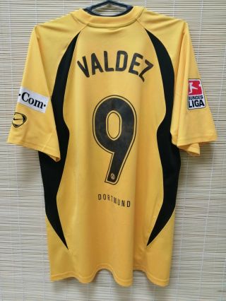 Borussia Dortmund Home 2006/2007 9 Nelson Valdez Shirt Jersey Maglia Size L
