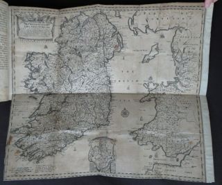 History Ireland 1689 - 90 Hibernia Anglicana Map Cox 2v Conquest English Charles
