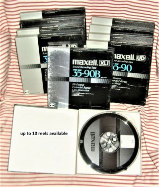 Maxell Open - Reel - Tapes Lknew Various Ud 35 - 90 From $10.  50ea P/u Or Ship