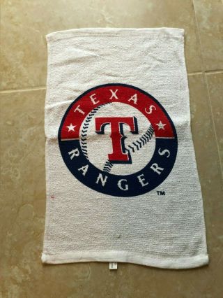 Texas Rangers Mlb Baseball Rally Towels Team Spirit Baseball Games 17 1/2 " X 11 "