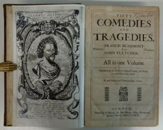 1679 Beaumont Fletcher Fifty Comedies & Tragedies Dramas Plays Literature Folio