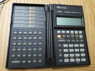 Vintage Financial Calculator Hewlett Packard Hp 19b Business Consultant Ii 1986