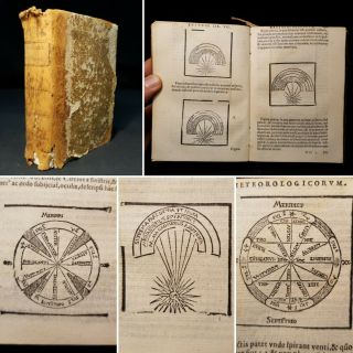 1567 Astronomy Woodcuts Javelli Crisostomo Aristotle Interest Renaissance