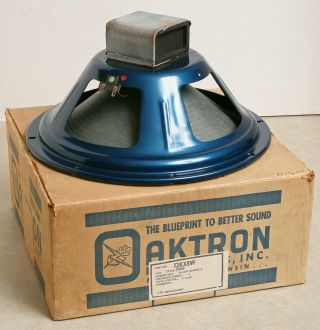 Oaktron 12 " Full Range Speaker Alnico Magnet Model 12kx8w