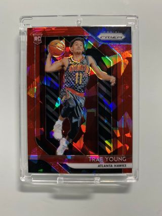 Trae Young 2018 Prizm Red Ice Refractors Rookie Rc