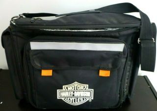 Harley - Davidson Insulated Soft Sided Cooler Tote Picnic Bag W/ Shoulder Strap