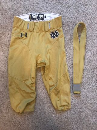 2016 Team Issued Notre Dame Football Under Armour Pants