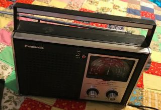 Vintage Panasonic Rf - 596 Portable Am/fm Radio