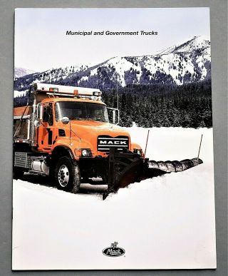 2004 Mack Heavy Municipal Trucks Brochure 12 Pages 04mamuni