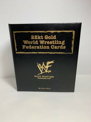 Wwf World Wrestling Federation 22kt Gold Cards Danbury Collector Cards 1 - 70