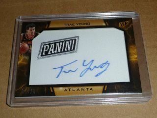 2019 Panini National Convention Trae Young Autograph/auto Patch Hawks /15 K1115