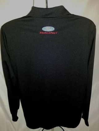 Roush Fenway Nascar Race Team Issue Long Sleeve Polo Shirt L Ricky Stenhouse Jr.