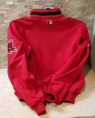 Boston Red Sox Majestic Therma Base Jacket Mens Large Red 2