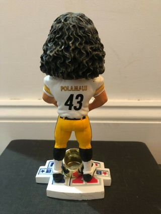 Troy Polamalu Pittsburgh Steelers Bowl XL Champions Ring Bobblehead 3