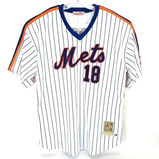 Mitchell & Ness York Mets Darryl Strawberry 1986 Mlb Jersey Size 60 4xl