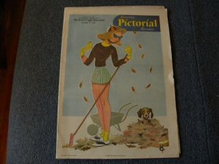 Vintage Sunday October 18 1959 Boston Advertiser Pictorial Review Jack Benny