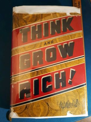 Think And Grow Rich By Napoleon Hill - 1939 Rare With Dustjacket
